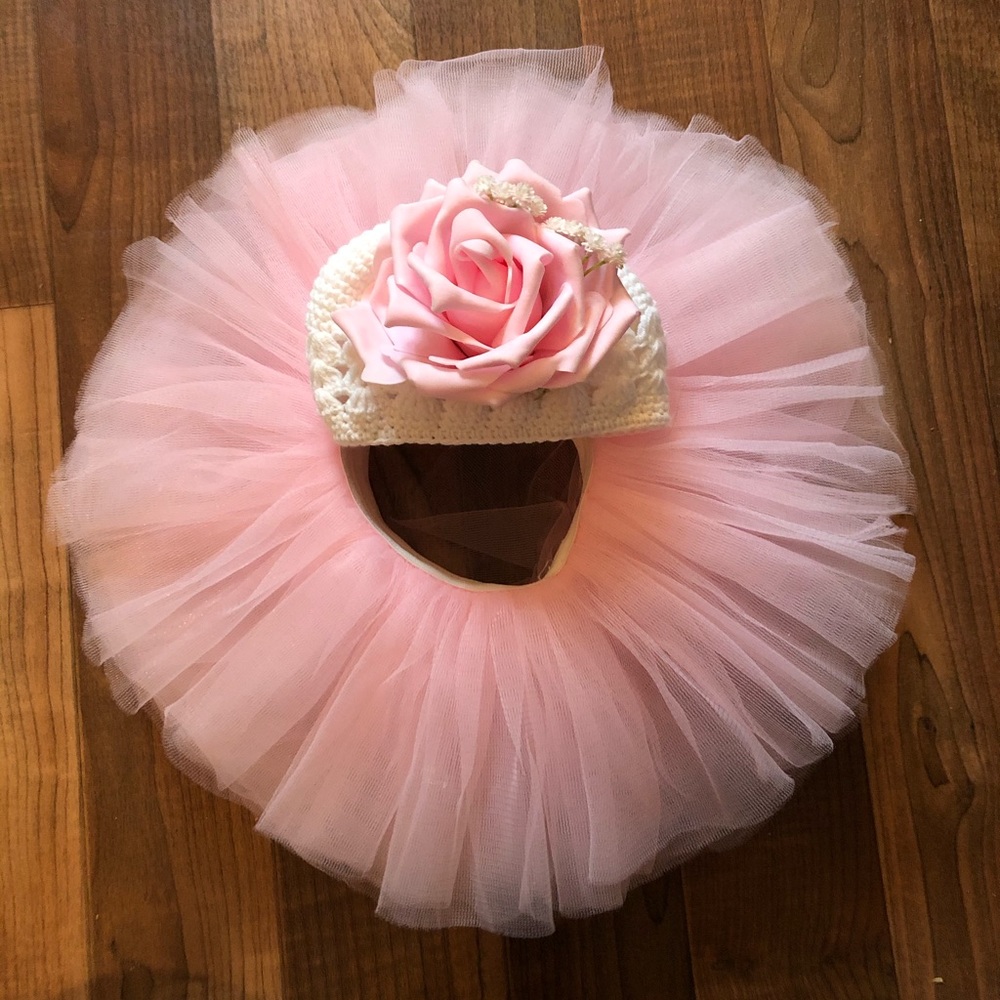 Newborn first tutu photo set